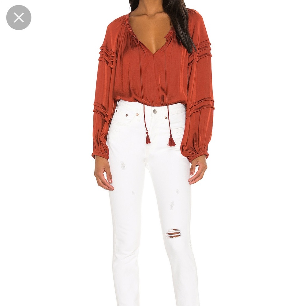 Free people all tucks bodysuit